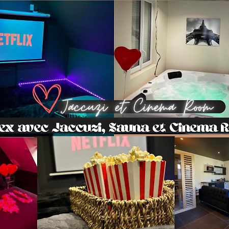 Magnifique Duplex Avec Jaccuzi, Sauna Et Cinema Room Privatif Fontenoy  Buitenkant foto